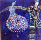 Lyndal Campbell Canvas Paintings - Untitled dancing